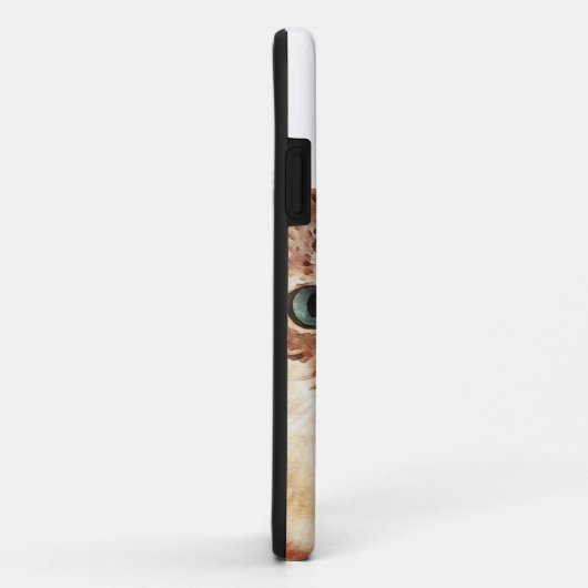猫顔の水彩 Case-Mate iPhoneケース (裏面/右)