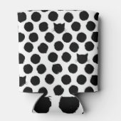 猫顔の水玉模様よくはしゃぐ:ヴィンテージ。 缶クーラー (裏面)