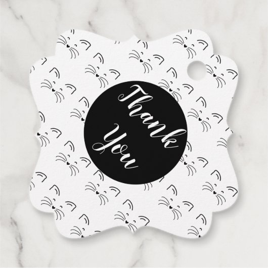 猫顔シンプル線 フェイバータグ (裏面)