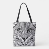 猫顔トート トートバッグ (裏面)