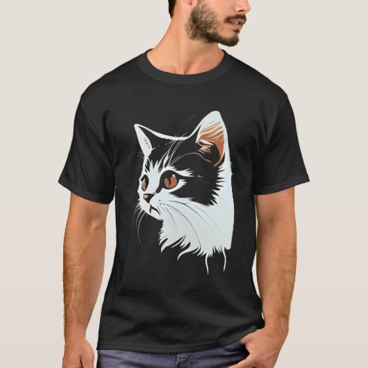 猫顔猫2 Tシャツ (正面)