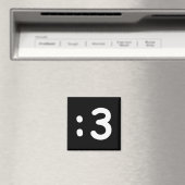 猫顔絵文字:3 マグネット (インサイチュ (食洗機))