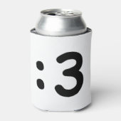 猫顔絵文字：3 缶クーラー (缶正面)