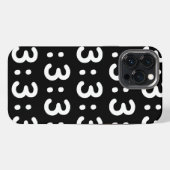 猫顔絵文字:3 Case-Mate iPhone Case iPhoneケース (裏面横)