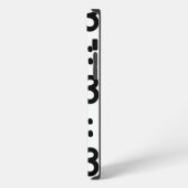 猫顔絵文字:3 iPhoneケース (左側面)
