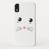 猫顔線スケッチ Case-Mate iPhoneケース (裏面)