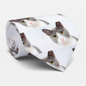 猫顔02 ネクタイ (ロール)