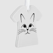 猫顔 オーナメント (正面)