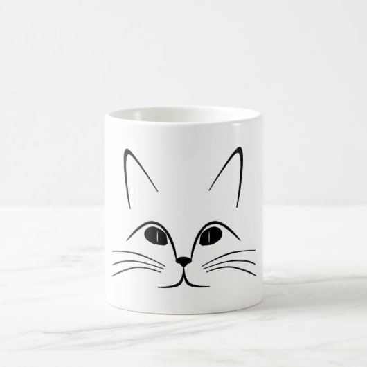 猫顔 コーヒーマグカップ (中央)