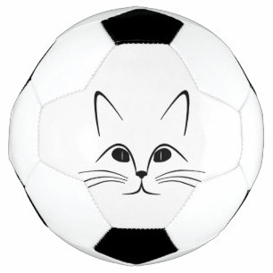 猫顔 サッカーボール