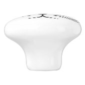 猫顔 セラミックノブ (側面)