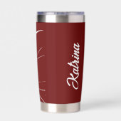 猫顔 パーソナライズされた 保温保冷タンブラー (背面)