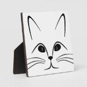 猫顔 フォトプラーク (正面)