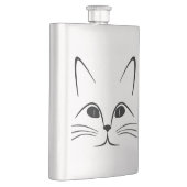 猫顔 フラスク (右)