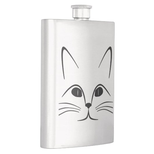猫顔 フラスク (右)
