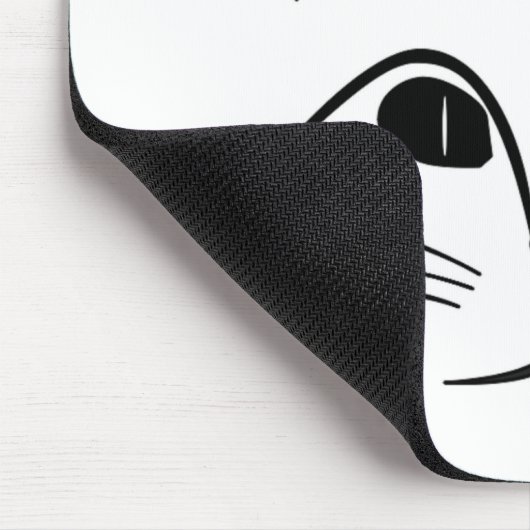 猫顔 マウスパッド (コーナー)