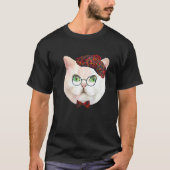 猫顔 Tシャツ (正面)