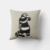 猫風変わりスカル仮面ゴシッお洒落ク クッション (裏面)