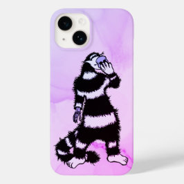 猫風変わりスカル仮面ゴシッお洒落ク Case-Mate iPhone 14ケース