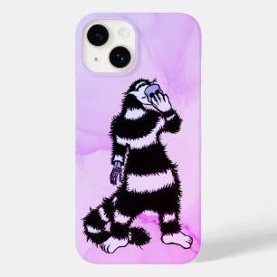 猫風変わりスカル仮面ゴシッお洒落ク Case-Mate iPhone 14ケース