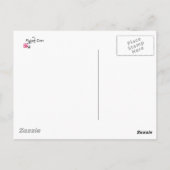 猫飛んでいる ポストカード (裏面)