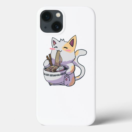 猫食べラーメン Case-Mate iPhoneケース (裏面)