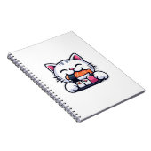 猫食べ物寿司 ノートブック (右側)