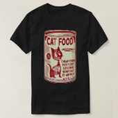 猫食べ物 Tシャツ (デザイン正面)
