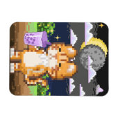 猫飲みボバティーUFO Eclipseマグネット マグネット (横)