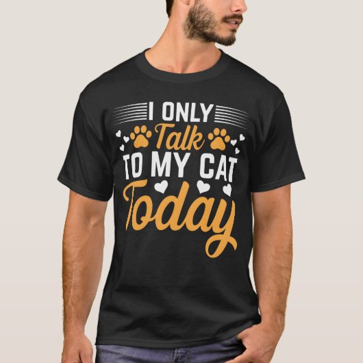 猫飼い主I Onlyalko飼い猫の日かわいい猫Lファミリー Tシャツ (正面)