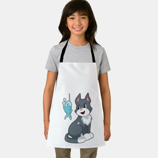 猫餌魚 エプロン (インサイチュ)