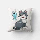 猫餌魚 クッション (裏面)