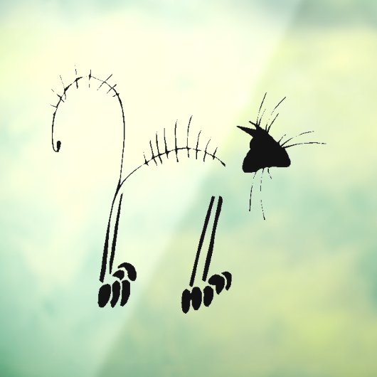 猫骨格 ウィンドウサイン (シート3)