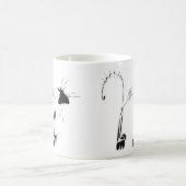 猫骨格 コーヒーマグカップ (中央)
