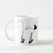 猫骨格 コーヒーマグカップ (左)