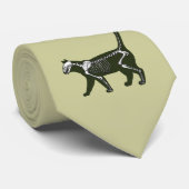 猫骨格 ネクタイ (ロール)