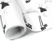 猫骨格 ラッピングペーパー (ロールコーナー)