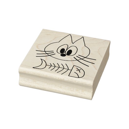 猫骨 ラバースタンプ (スタンプ)