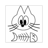 猫骨 ラバースタンプ (インプリント)