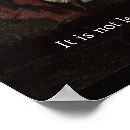 猫魅力的写真ポスターを持った年配の女性 ポスター (角)