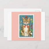 猫魅力的絵葉書 シーズンポストカード (正面/裏面)