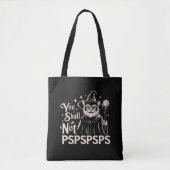 猫魔術師パパが許さない PSPSPSPS 笑 トートバッグ (正面)