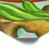 猫魚ポスタープリント ポスター (角)