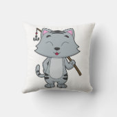 猫魚釣りフィッシャーフィンシングロッド クッション (裏面)