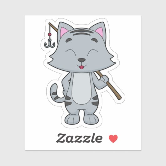 猫魚釣りフィッシャーフィンシングロッド シール (シート)