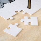 猫魚釣りフィッシャーフィンシングロッド ジグソーパズル (側面)