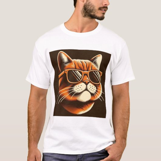 猫鮮やかの恵み Tシャツ (正面)