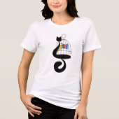 猫鳥 トライブレンドTシャツ (正面)