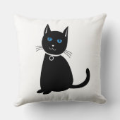 猫黒猫 クッション (裏面)