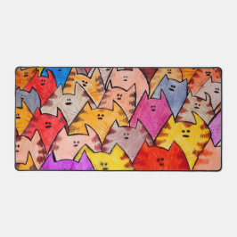 猫02デスクマット デスクマット